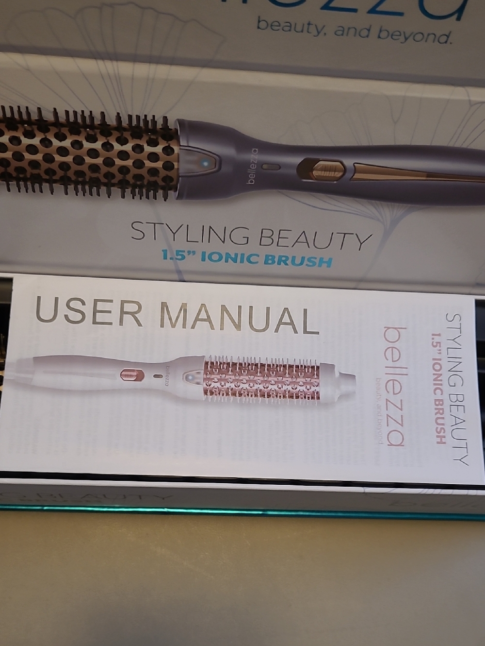 NIB - Bellezza Styling Beauty 1.5" Ionic Curling Brush. - Picture 5 of 5